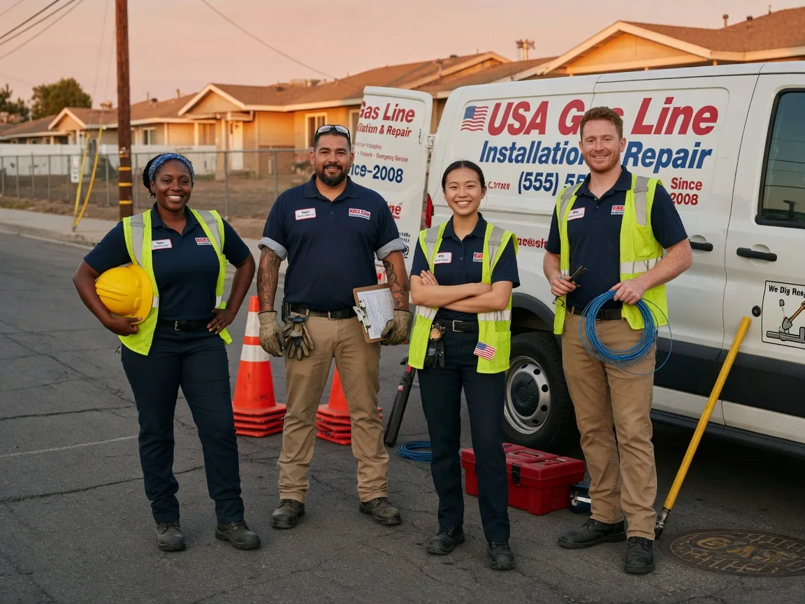 Gas Line Installation company in Harwick, PA
